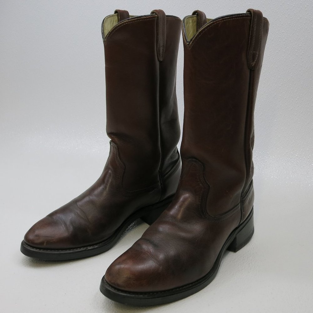 ACME Leather Western Biker Riding Glove Leather Boots Footwear Made in USA 8.5